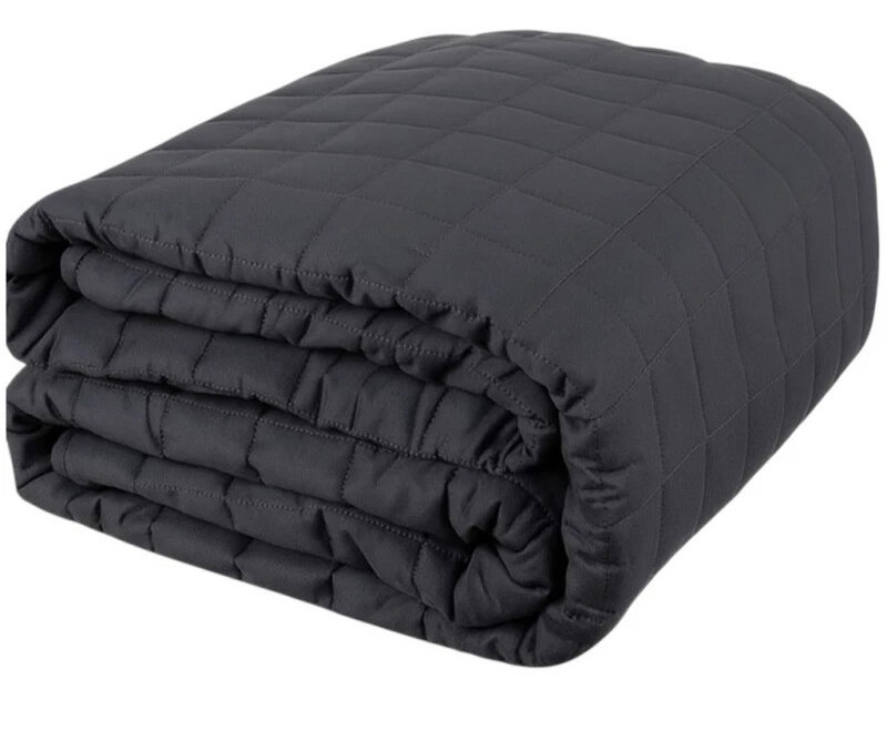 Posteloholici 1255330 Zátěžová přikrývka antistresová 9 kg, 135 × 200 cm, šedá