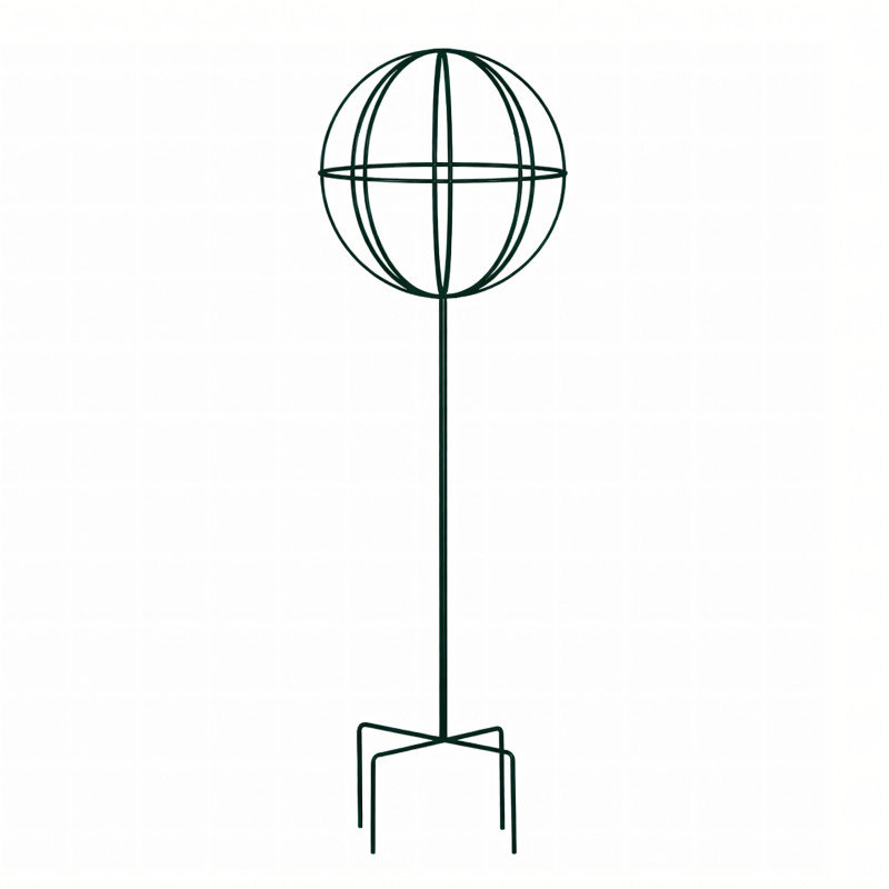 RealG RC-K-2278 Zahradní kovová opora pro popínavé rostliny 50 × 10 cm, zelená