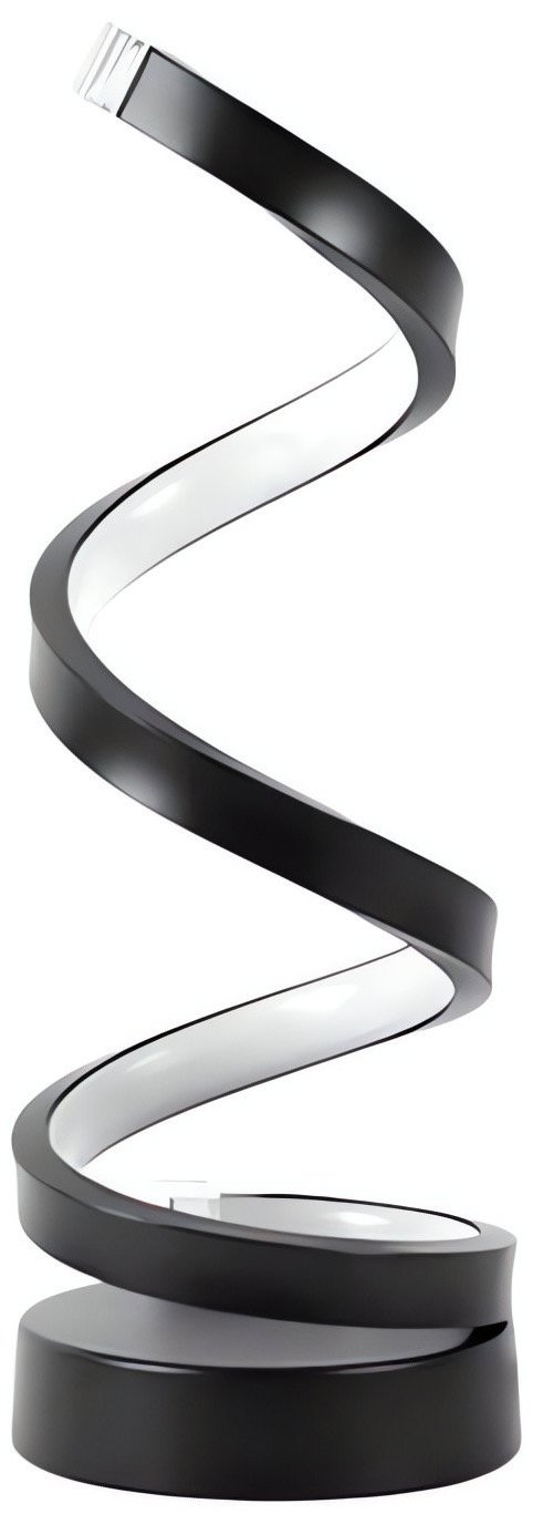 RealG RC-K-1353 Spirální LED noční stolní lampa, 31 × 10 cm, 5 W