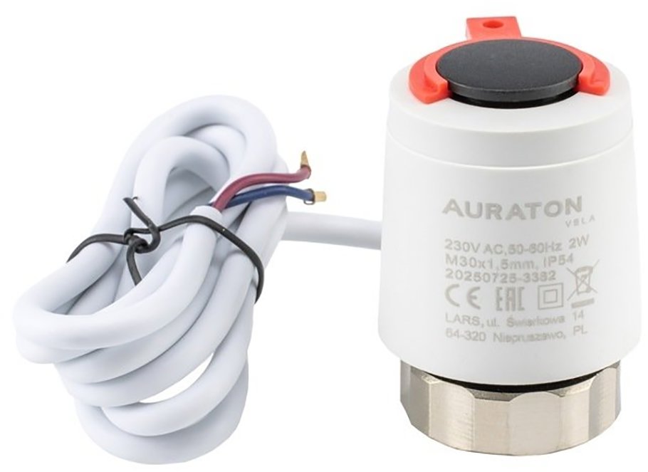 Auraton Vela termoelektrický pohon M30 × 1,5 NC 230V
