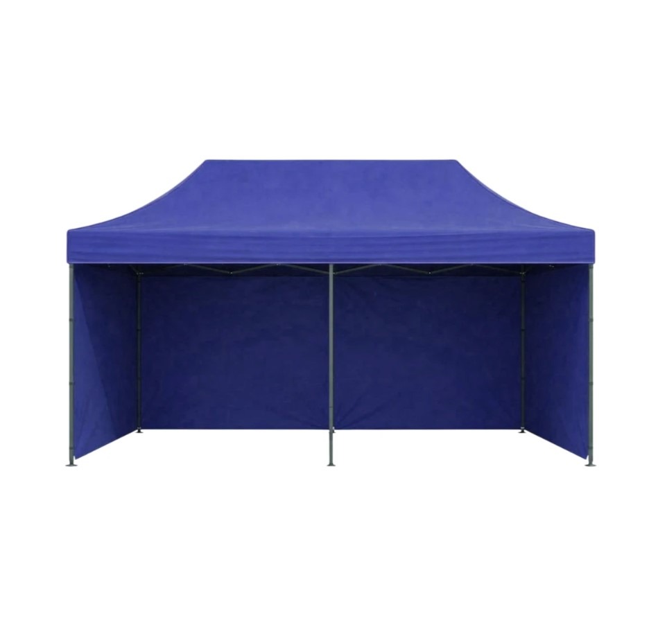 MultiGarden PAW-FGC Zahradní samorozkládací párty stan 3 × 6 m, modrý