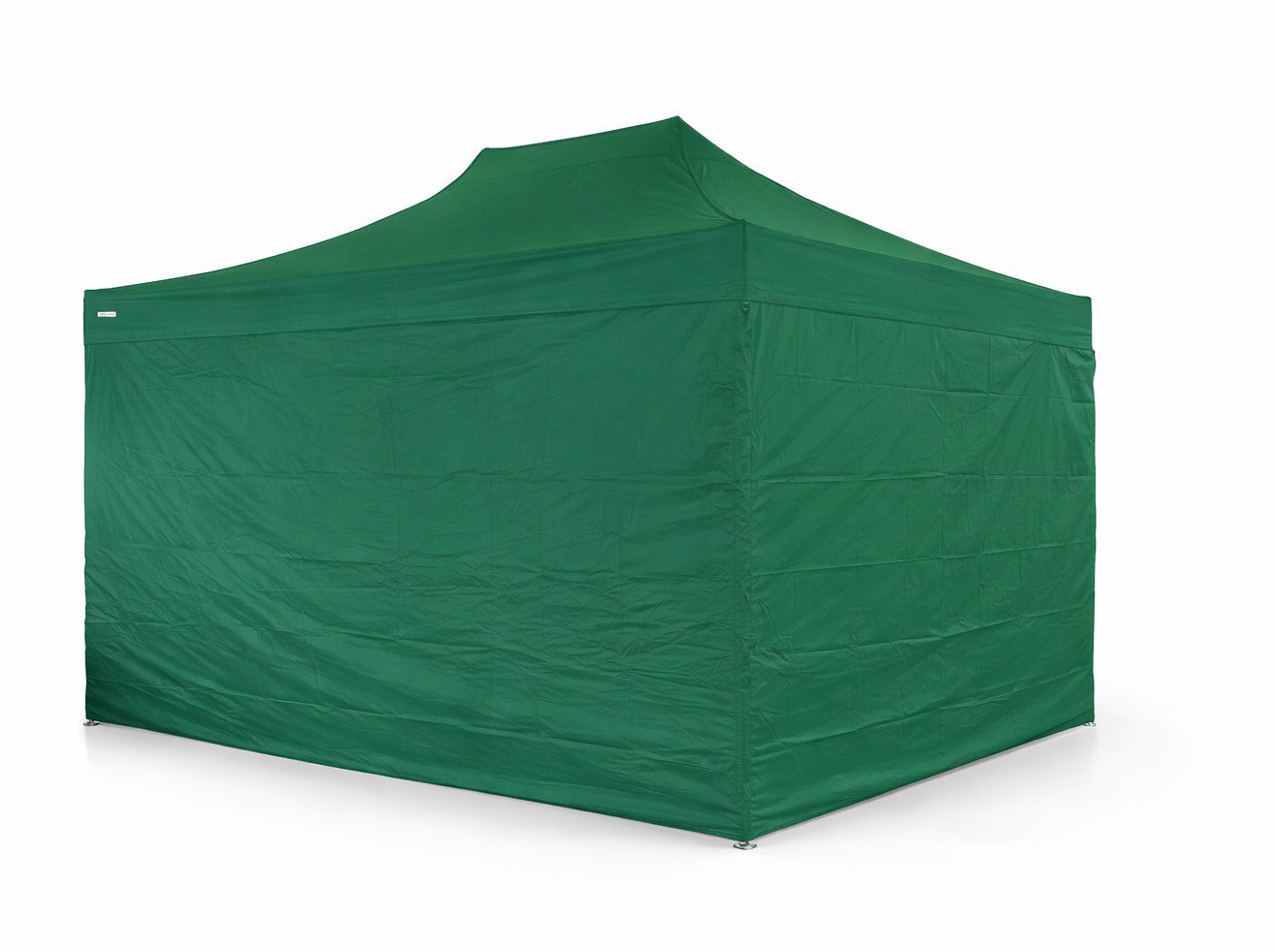 Ambitent Nůžkový párty stan 3 × 4,5 m ALU Premium, 4 plné bočnice, zelený