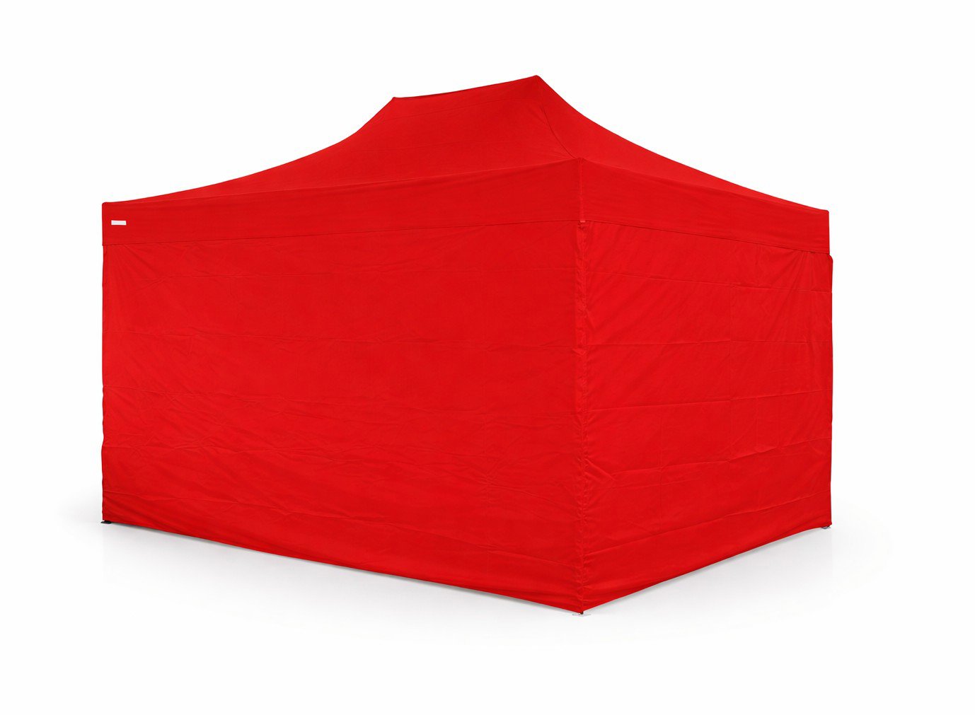 Ambitent Nůžkový Párty stan 3 × 4,5 m ALU Premium, 4 ks plné bočnice, červený