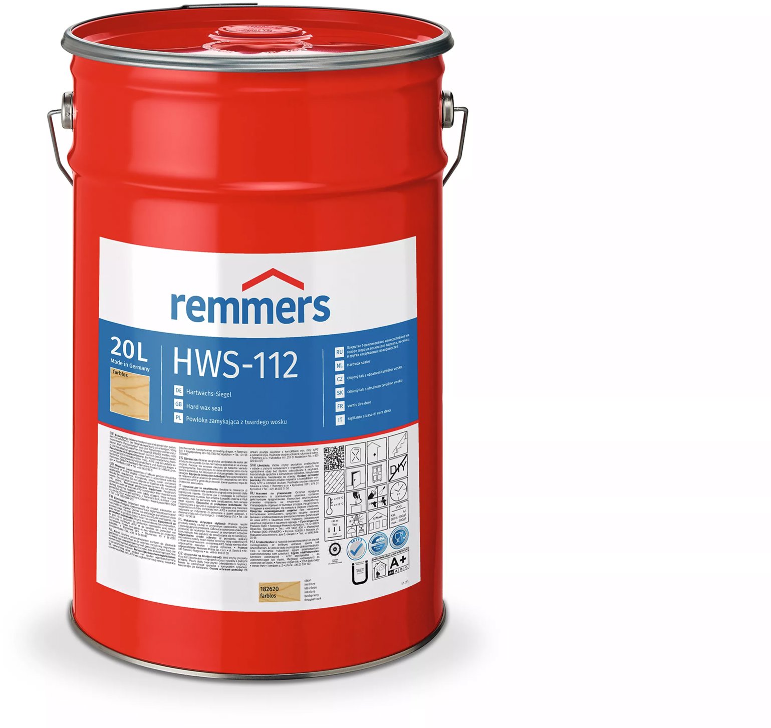 Remmers HWS 112 Tvrdý vosk bezbarvý, 20 l