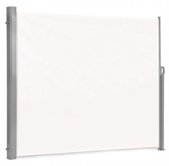 Luaro KX3219 Zatahovací boční markýza 180 × 400 cm, béžová