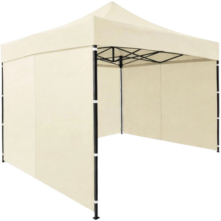 MultiGarden PAW-FGA-3X3-3 Zahradní samorozkládací párty stan 3 × 3 m, béžový