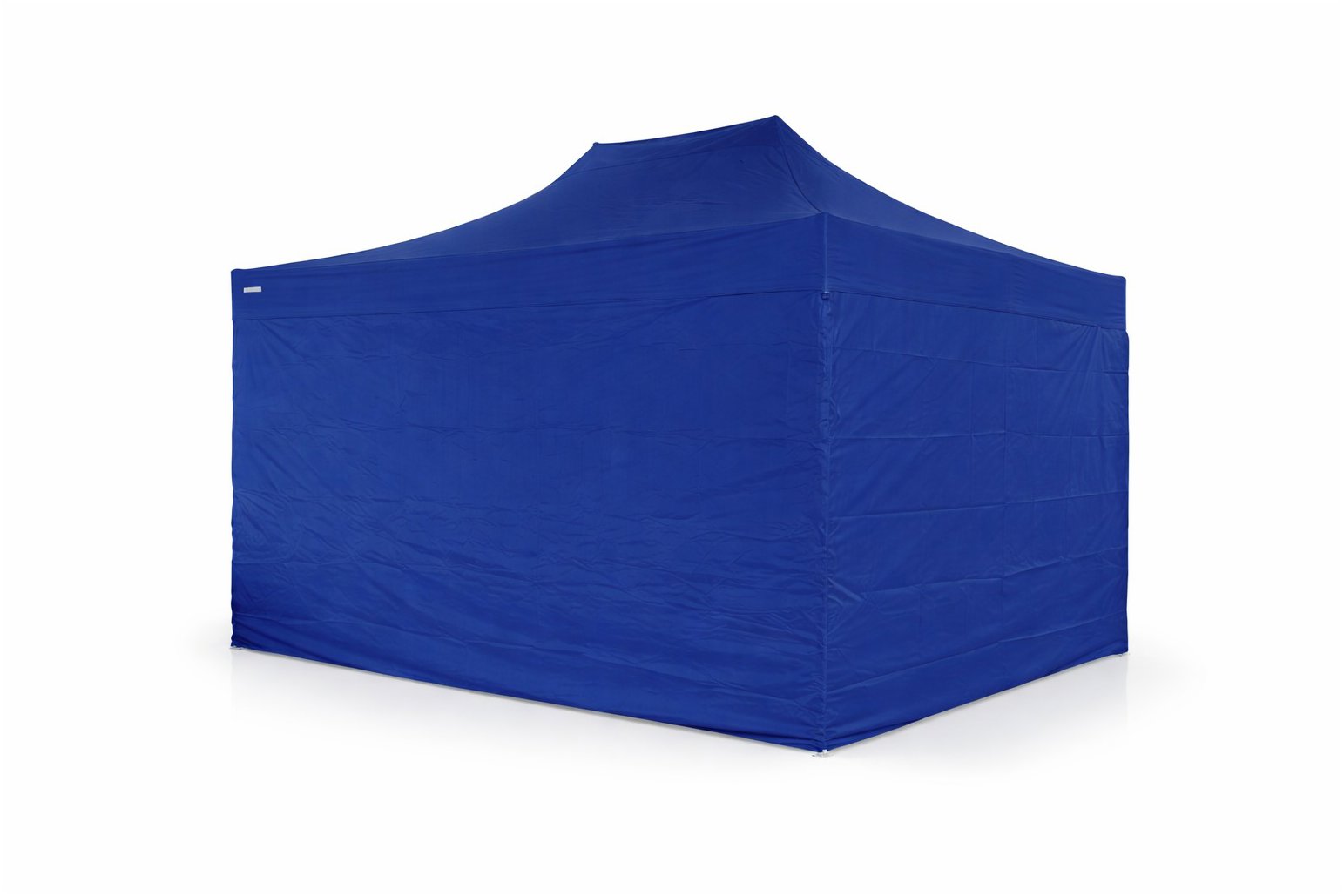 Ambitent Nůžkový Párty stan 3 × 4,5 m ALU Standard 4 ks plné bočnice - modrý