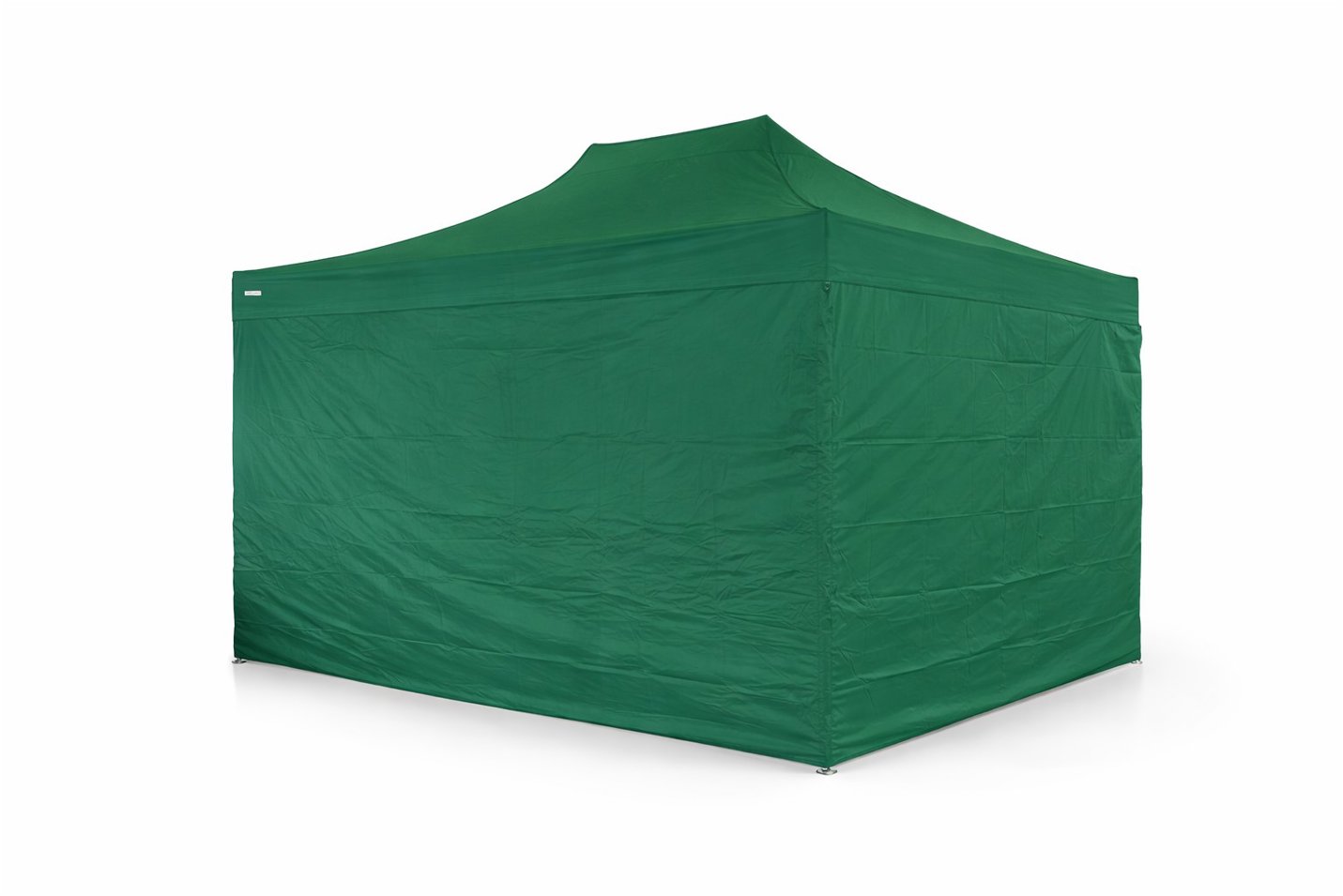 Ambitent Nůžkový Párty stan 3 × 4,5 m ALU Standard 4 ks plné bočnice - zelený