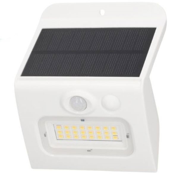 Garsaco Solární LED reflektor Egoda 3 W, 350 lm s pohybovým čidlem CCT IP54, bílý