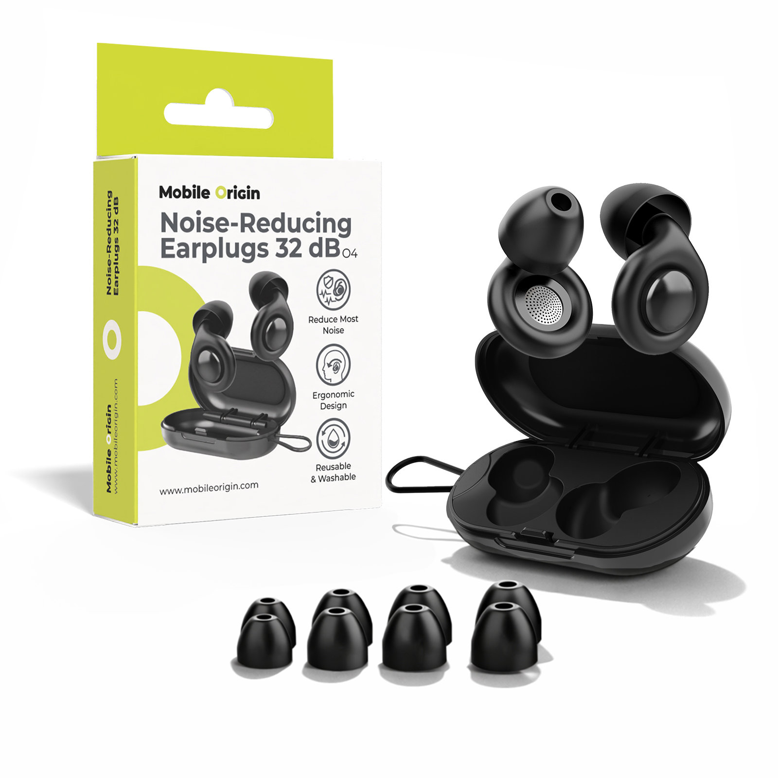 Mobile Origin Sleeping Earplugs 32 dB EA1