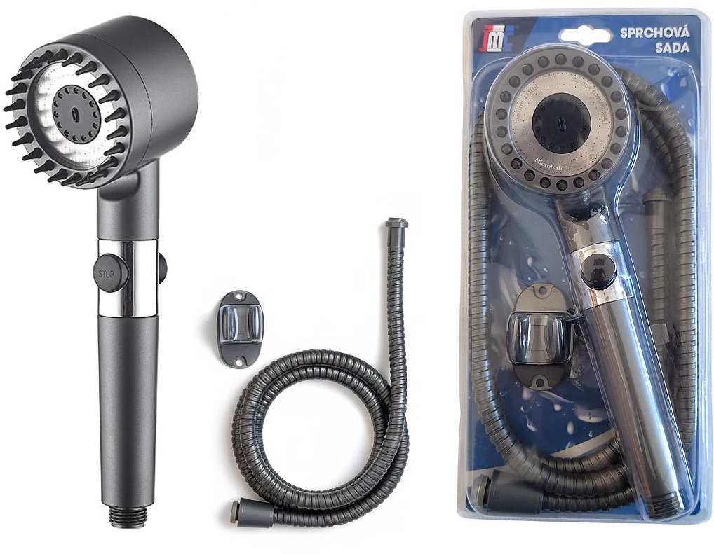 Intermarket Sprizzare Lido Sprchová hadice 1,5 m + růžice 7,5 × 24,5 cm