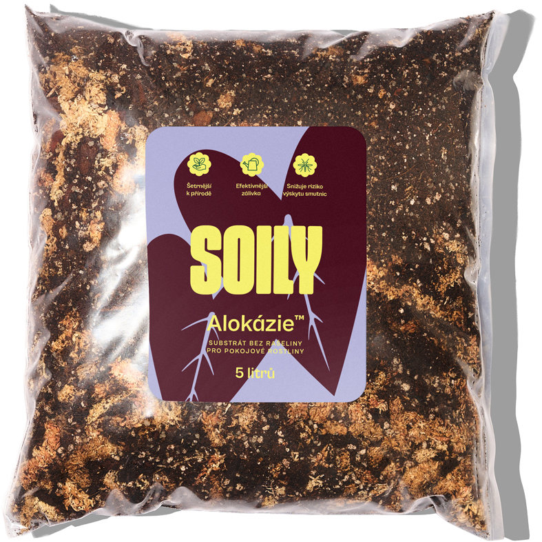 Potzillas SOILY ALOKÁZIE™ - Substrát bez rašeliny 5 l