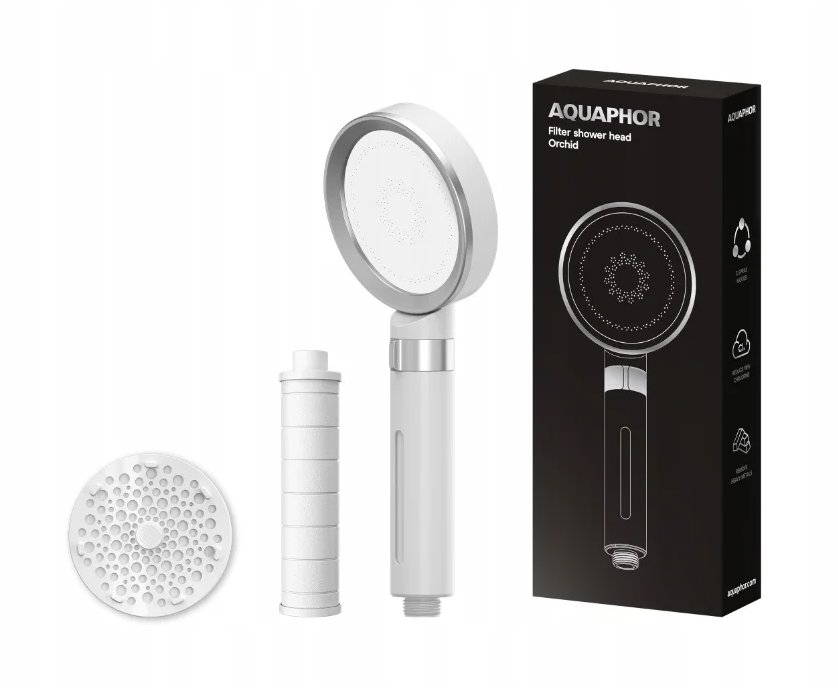 Aquaphor Sprchová Hlavice s filtrem PP Orchid, chrom