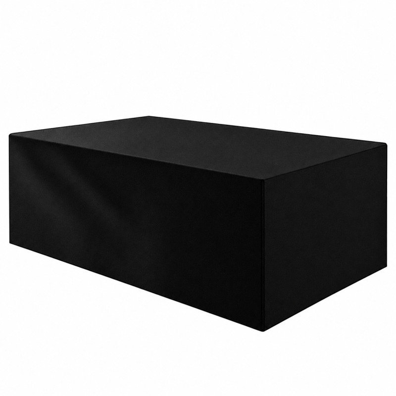 RealG RC-K-2428 Krycí plachta na zahradní nábytek 220 × 105 × 105 cm, černá