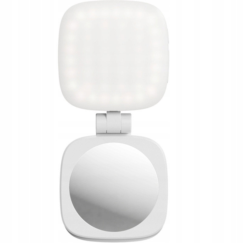 Verk 12489 LED selfie světlo na telefon se zrcátkem, 40 LED, USB-C