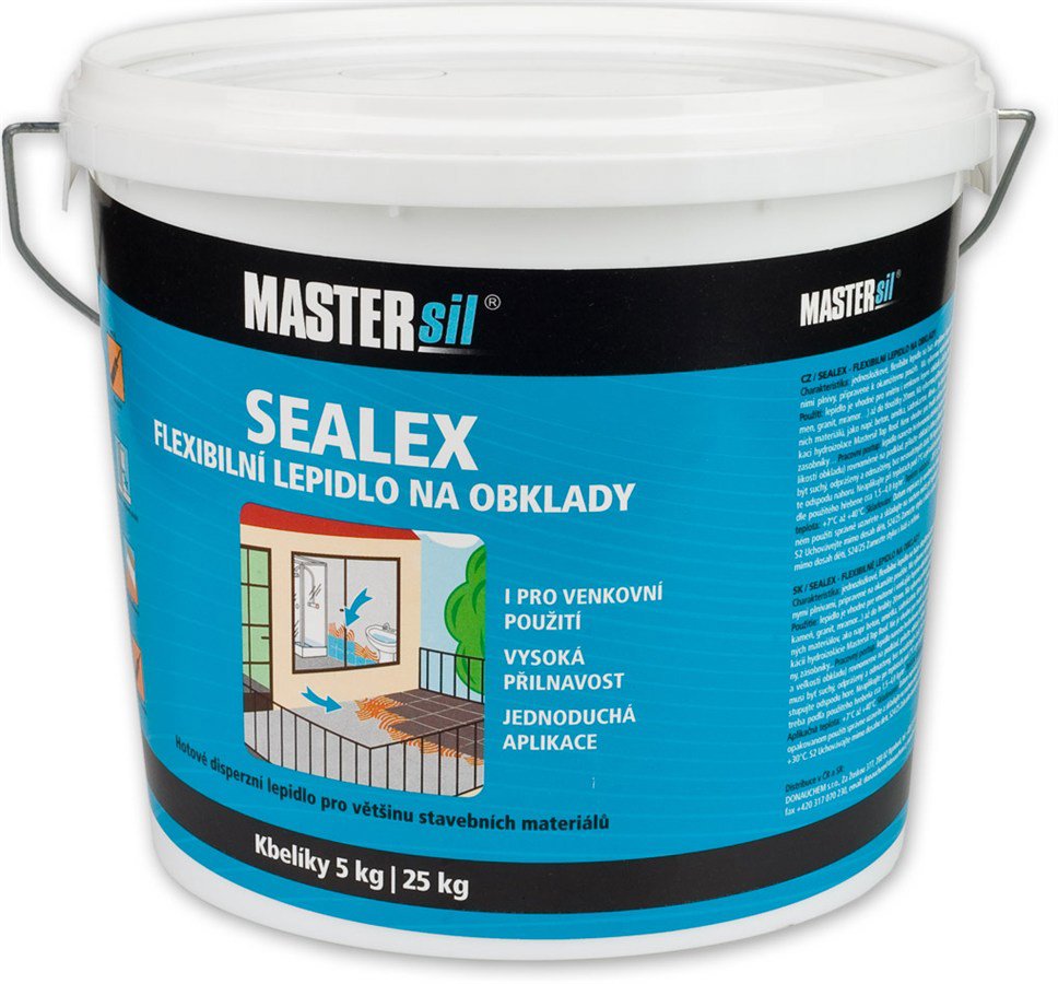 MASTERsil SEALEX - flexibilní lepidlo na obklady a dlažbu 1,6 kg