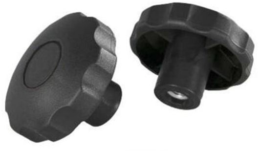 WT WINTECH Matice hvězdicová M12 64 × 21 × 19mm, černá, balení 1 ks