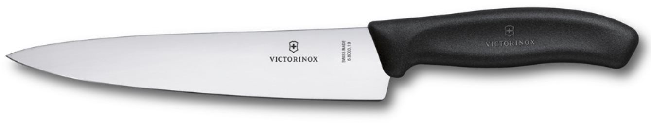 Kuchařský nůž SWISS CLASSIC 19 cm, černá, plast, Victorinox