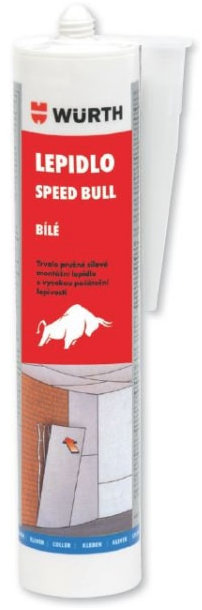 WÜRTH Lepidlo Speed Bull bílé 290 ml