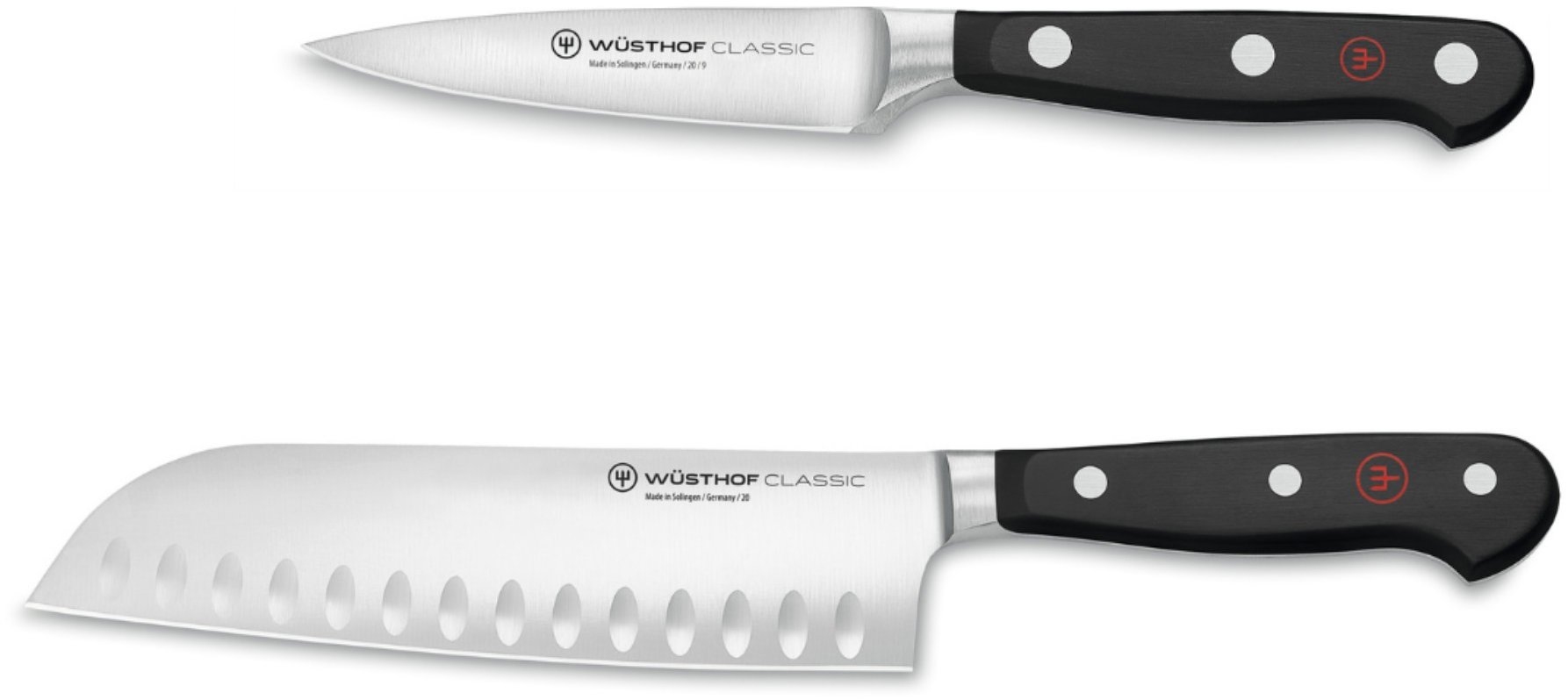 Wüsthof Sada 2 nožů CLASSIC Santoku a na zeleninu PS
