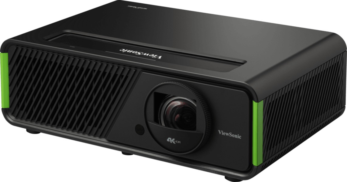 Projektor ViewSonic X2-4K Pro na bílém pozadí