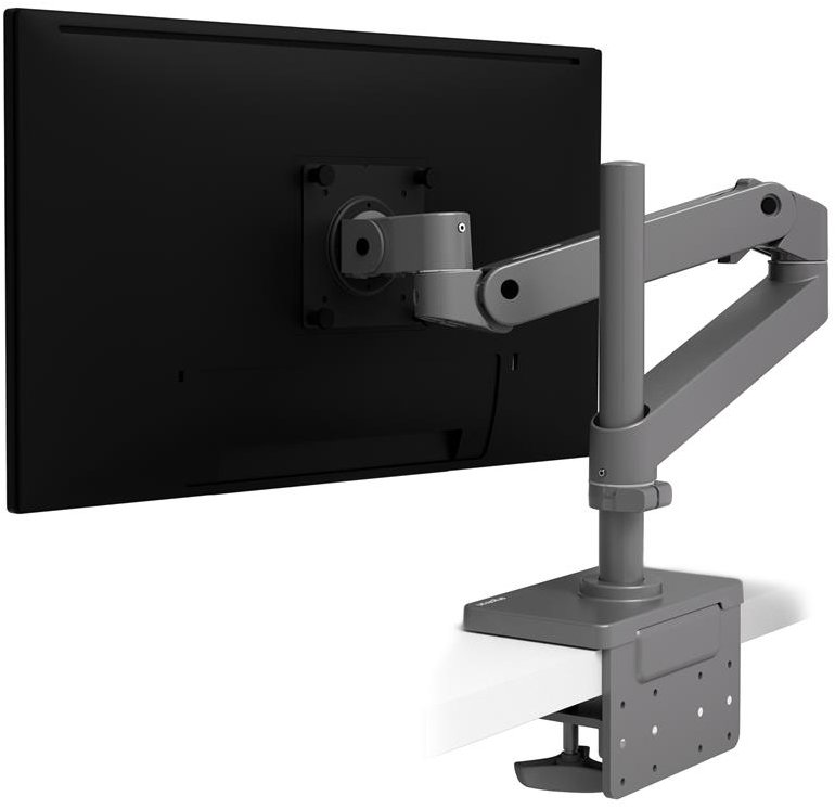 ERGOTRON LX Pro Desk Monitor Arm, Tall Pole, stolní rameno, monitor, vyšší zákl. tyč, šedá
