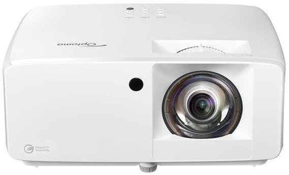 Optoma ZH450ST projektor na bílém pozadí