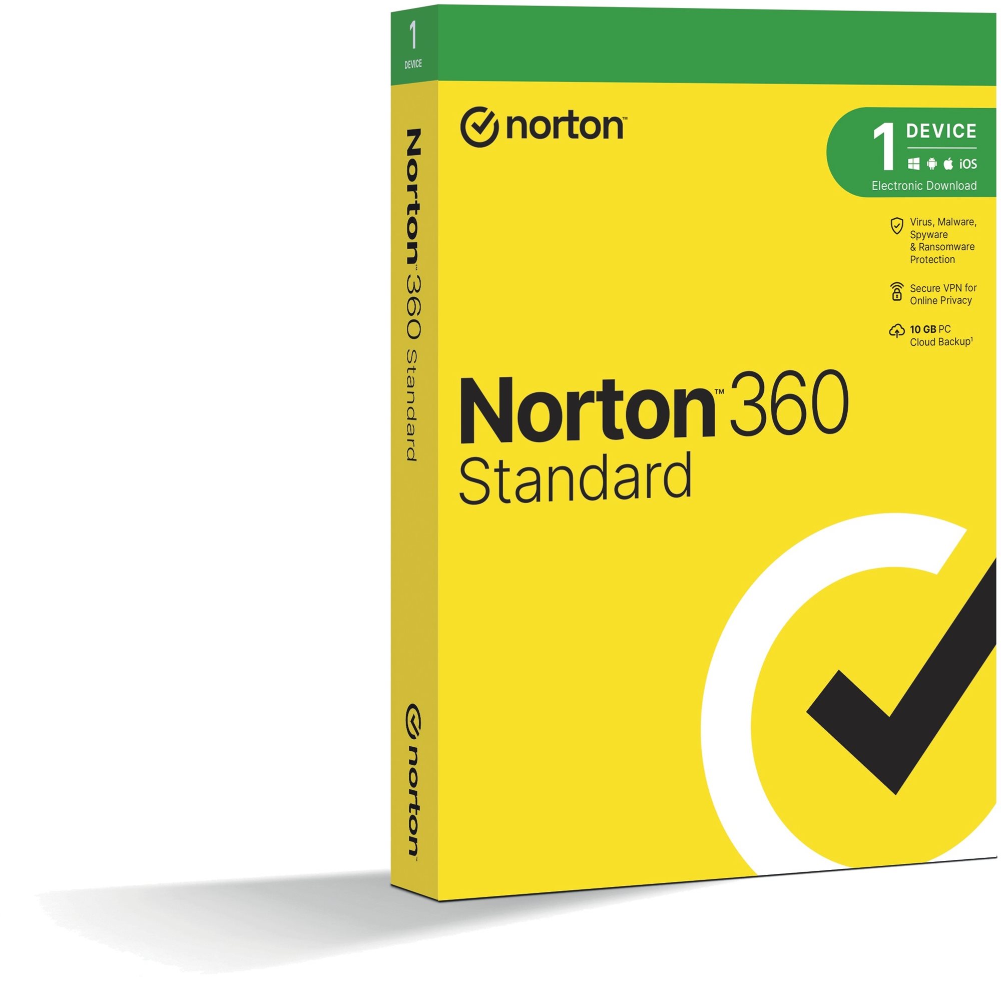 Norton 360 Standard 10GB, VPN, 1 uživatel, 1 zařízení, 36 měsíců (elektronická licence)