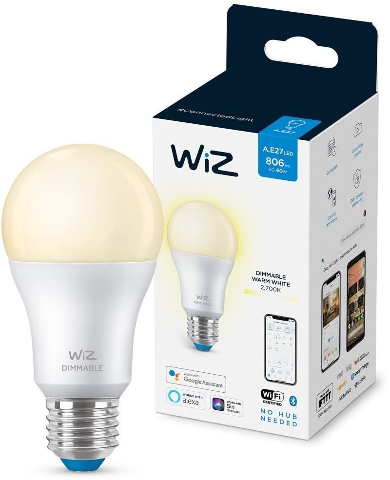 WiZ Dimmable 60W E27 A60