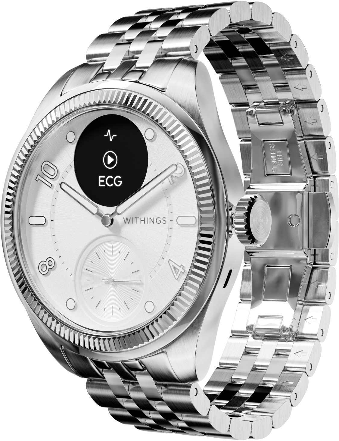 Withings Scanwatch Nova Brilliant 39mm - Titanium Silver