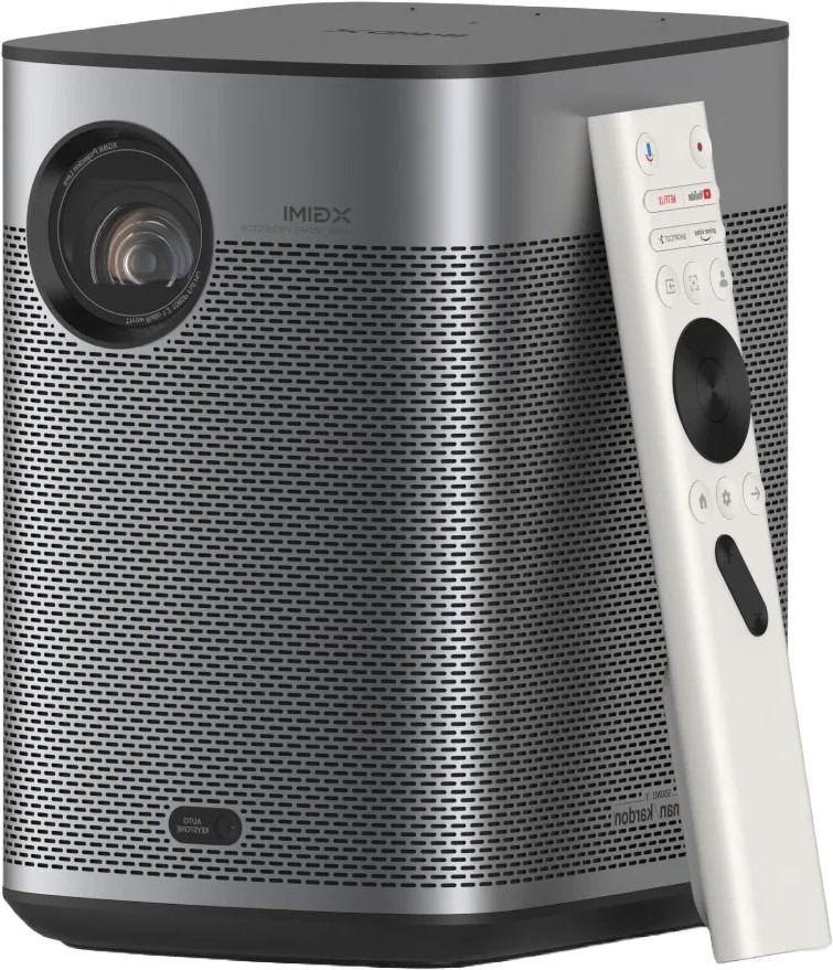 Projektor XGIMI Halo+ GTV s moderním designem a funkcemi.