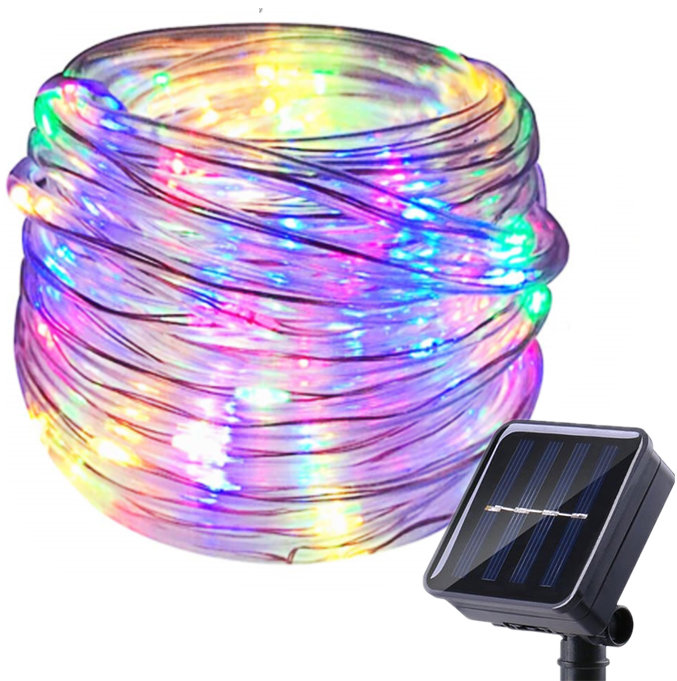 X-SITE LED GZD-007 20m, solar barevný