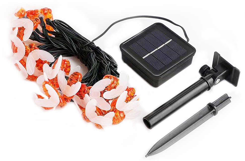 X-SITE LED Solární-včela MFD-001 5 m teplý bílý
