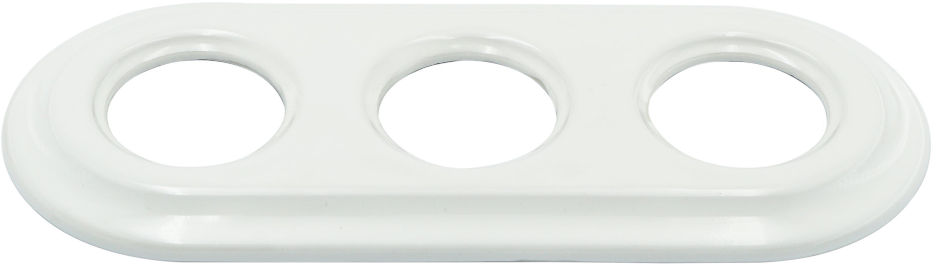 X-Site Retro rámeček trio keramika 3 × A100mm bílý