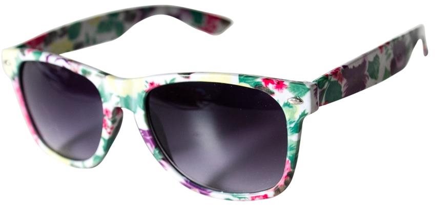 OEM Sluneční brýle Nerd flower bílé