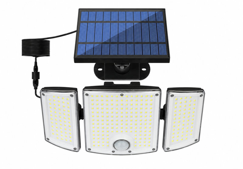Xtech electronics Solární LED svítidlo SLX - 278 - pohybový senzor, DO, 278 LED