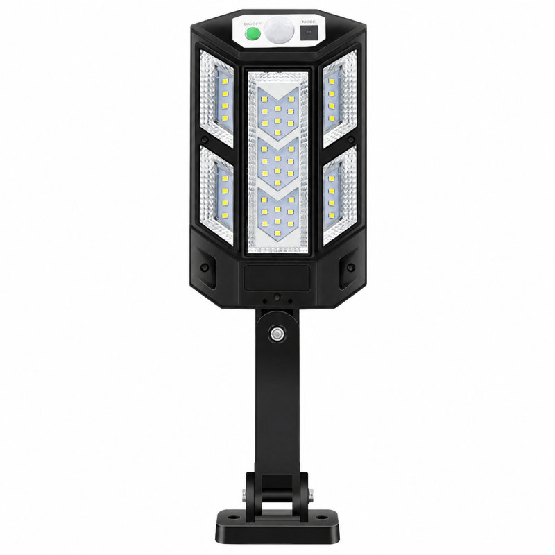 Xtech electronics Solární LED svítidlo PP - 902T - pohybový senzor, DO, 43 SMD LED