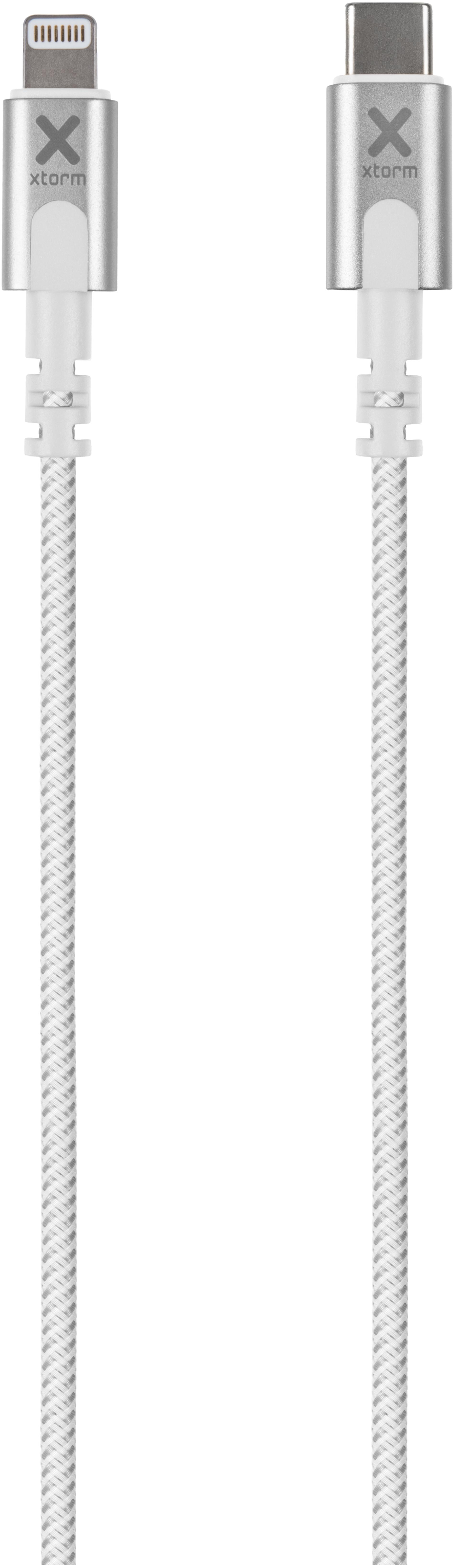 Xtorm USB-C to Lightning kabel 1m bílý