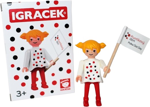 Igráček s puntíky - dívka