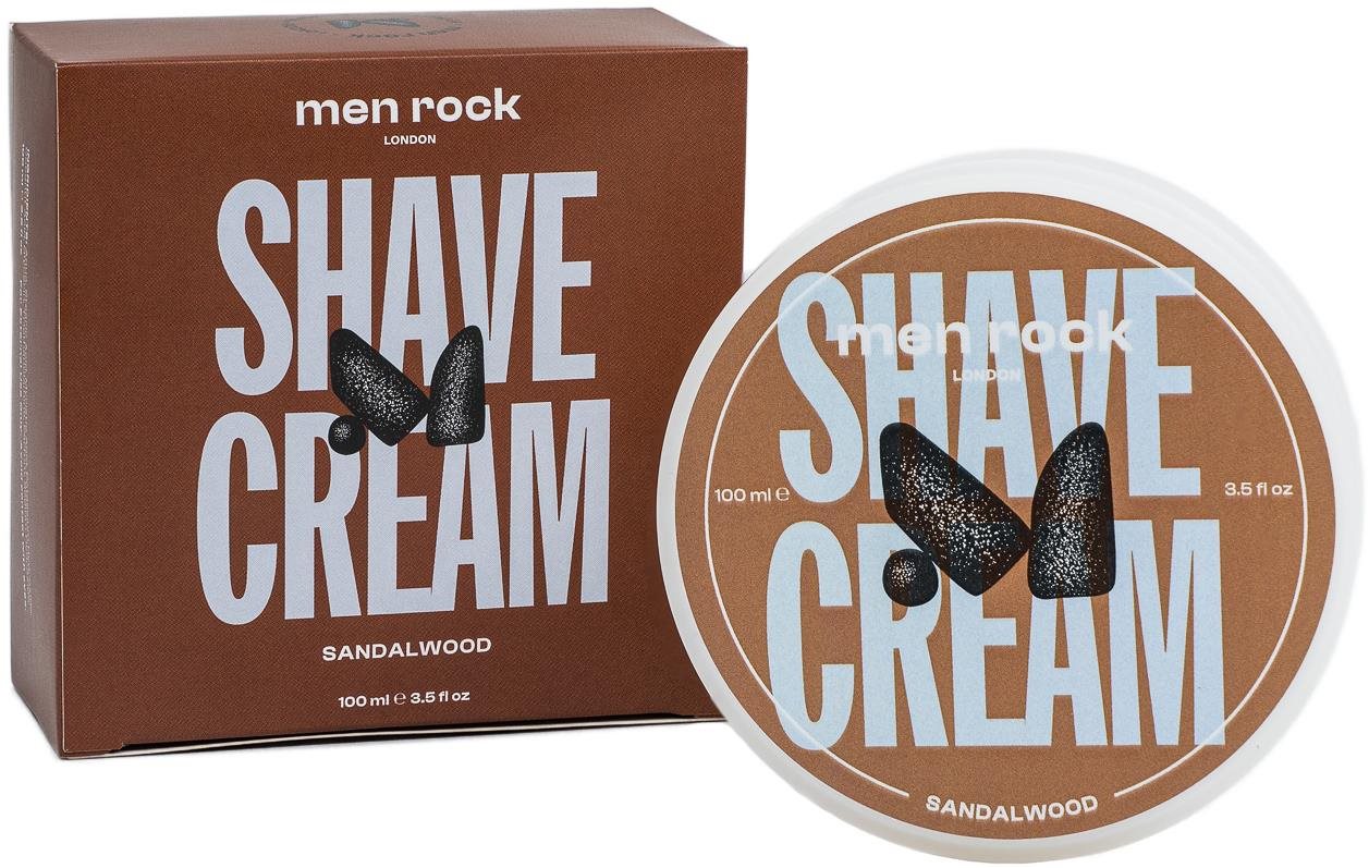 Men Rock Krém na holení - santalové dřevo 100 ml