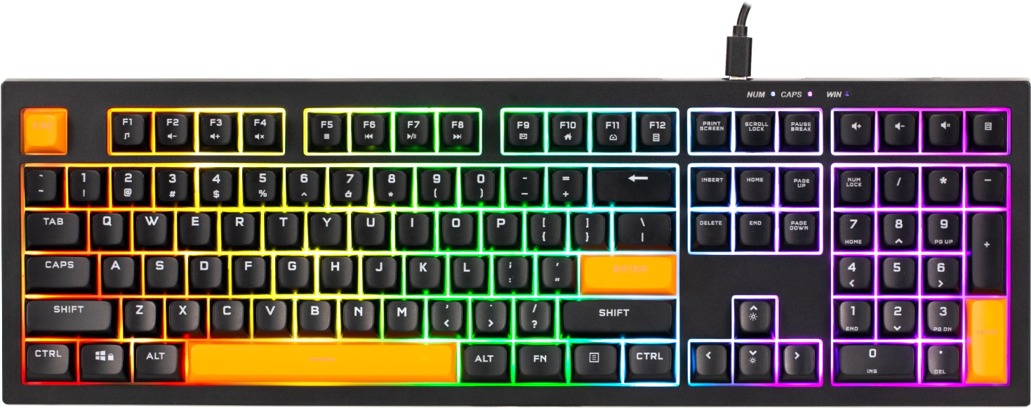 XTRIKE ME KB-512 BK Wired Membrane Keyboard - EN