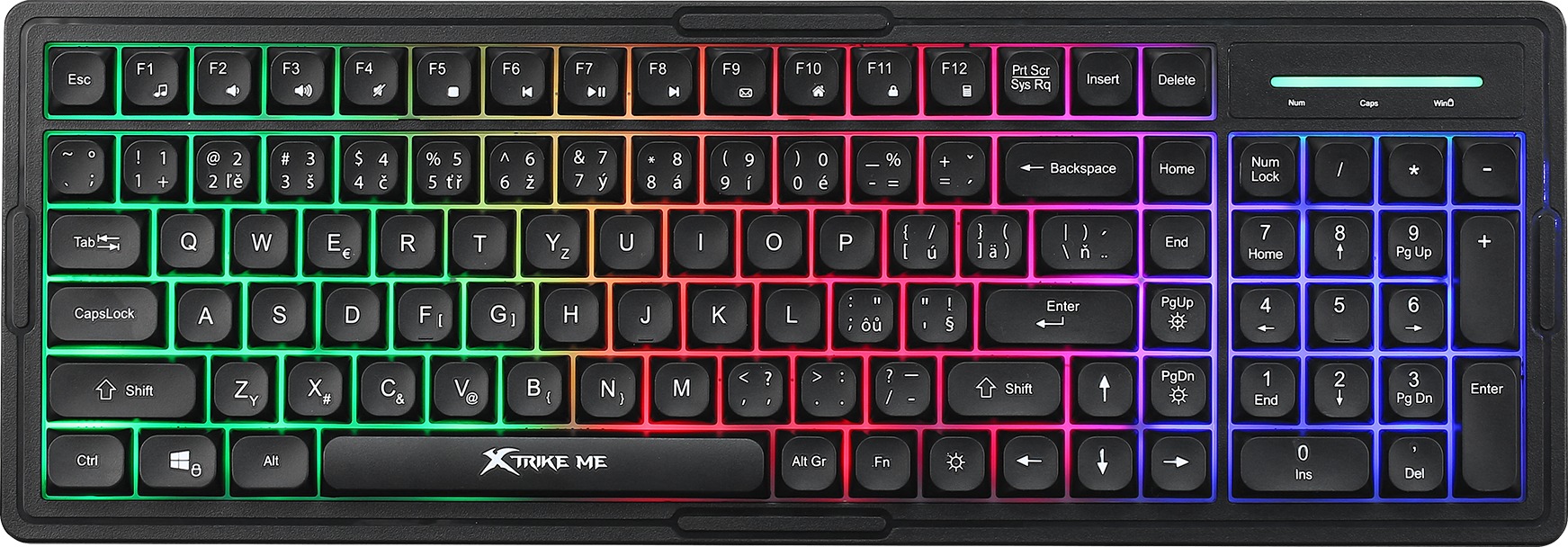 XTRIKE ME KB-309 BK Gaming Keyboard - CZ