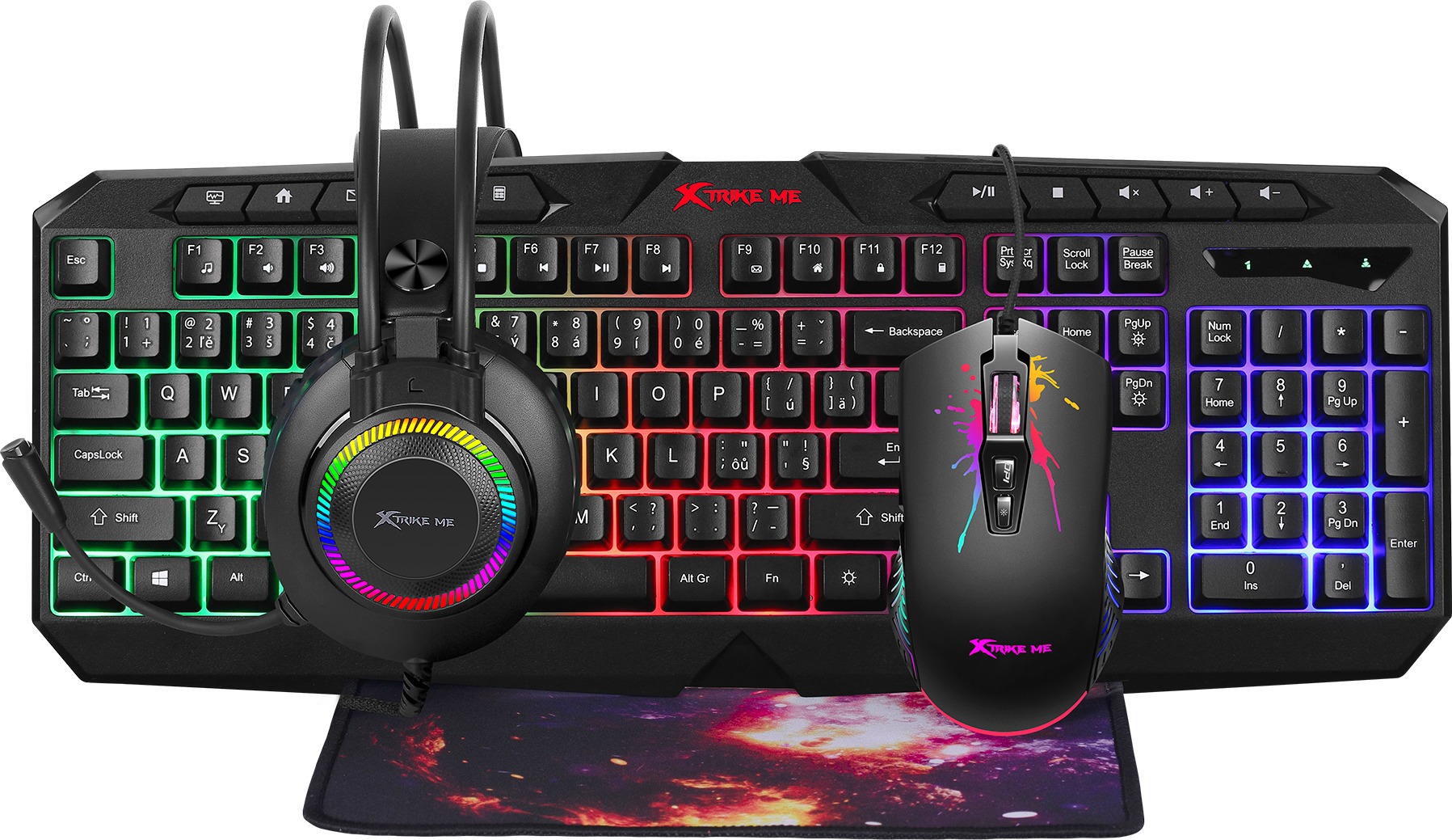 XTRIKE ME CMX-410 Gaming Combo 4in1 - CZ