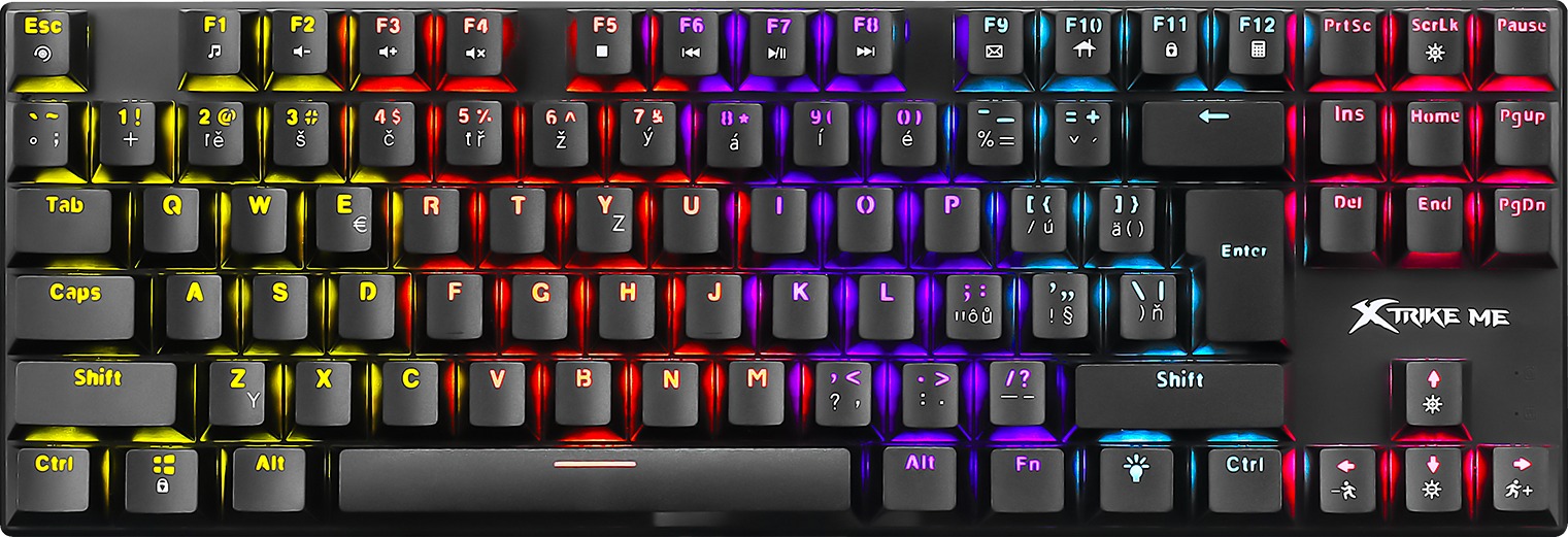 XTRIKE ME GK-989 Wired Mechanical Keyboard - CZ
