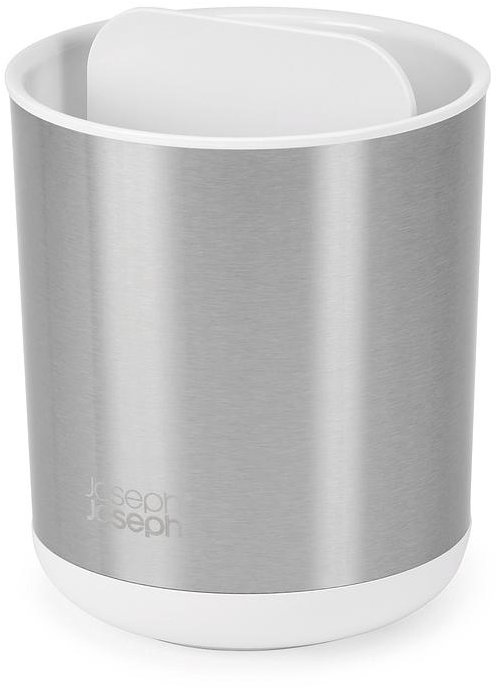 JOSEPH JOSEPH Duo Steel Caddy 70607 Stojánek na kartáčky malý, nerez/bílý