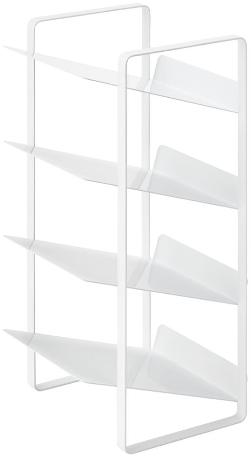 YAMAZAKI Organizér na láhve do kuchyňské skříňky Tower 4304, kov, v.40 cm, bílý