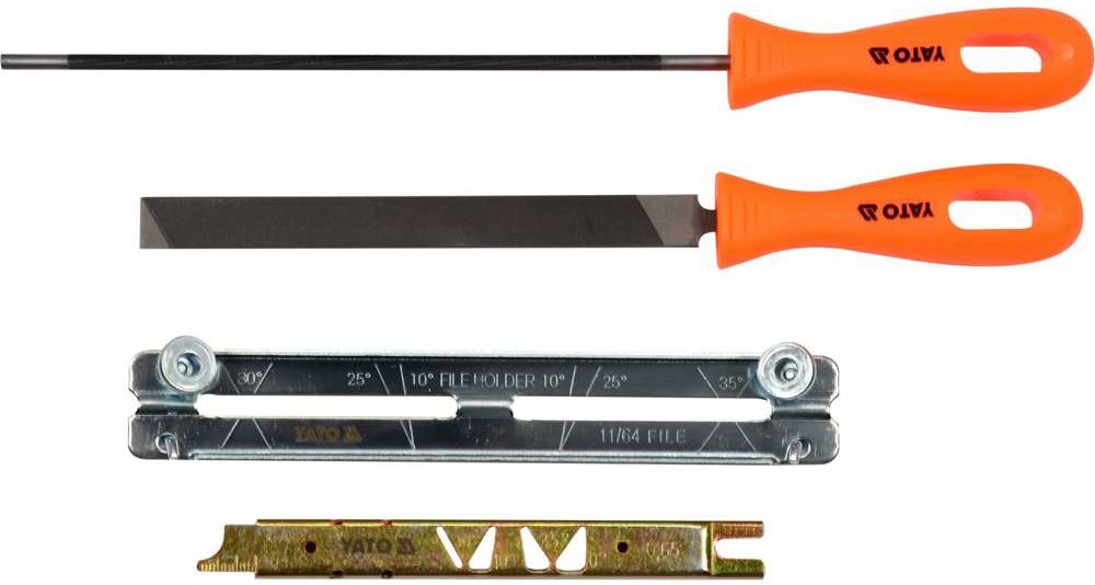 YATO Sada pro ostření pilových řetězů 4,8 mm