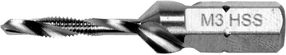 YATO Vrták se závitníkem M3 HEX YT-44840