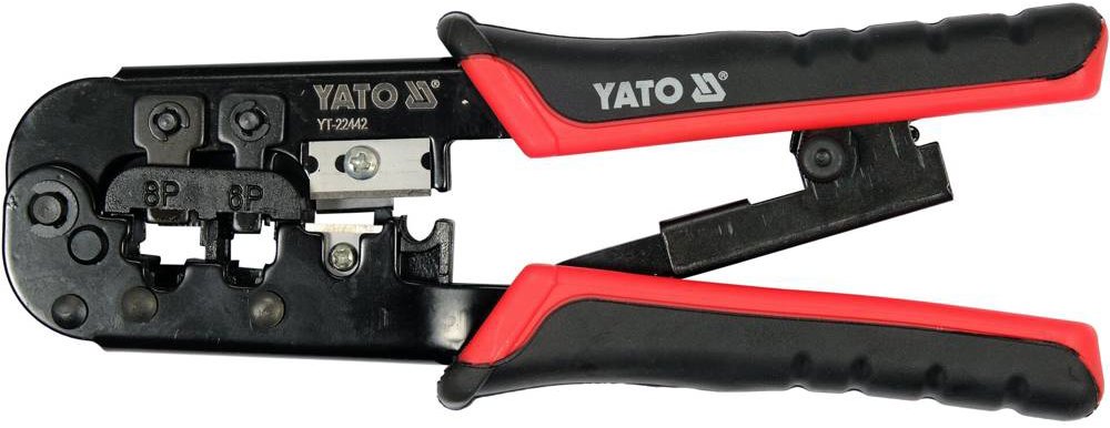 YATO Kleště konektorové 190 mm RJ45/RJ11 YT-22442