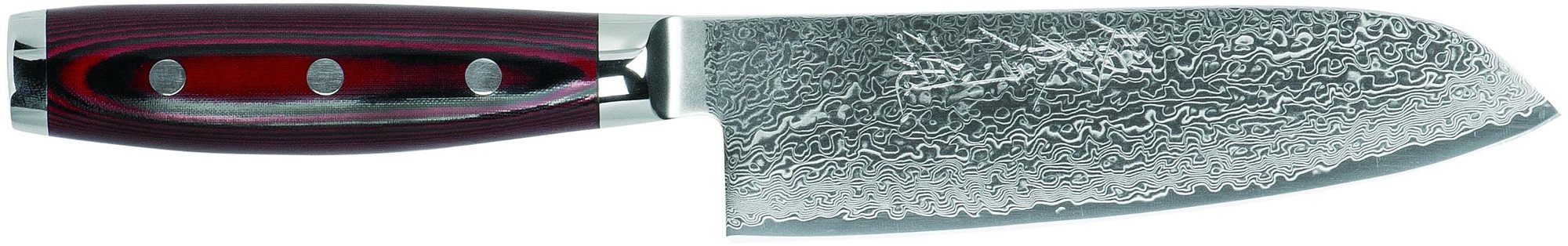 Santoku nůž SUPER GOU 16,5 cm, červená, Yaxell
